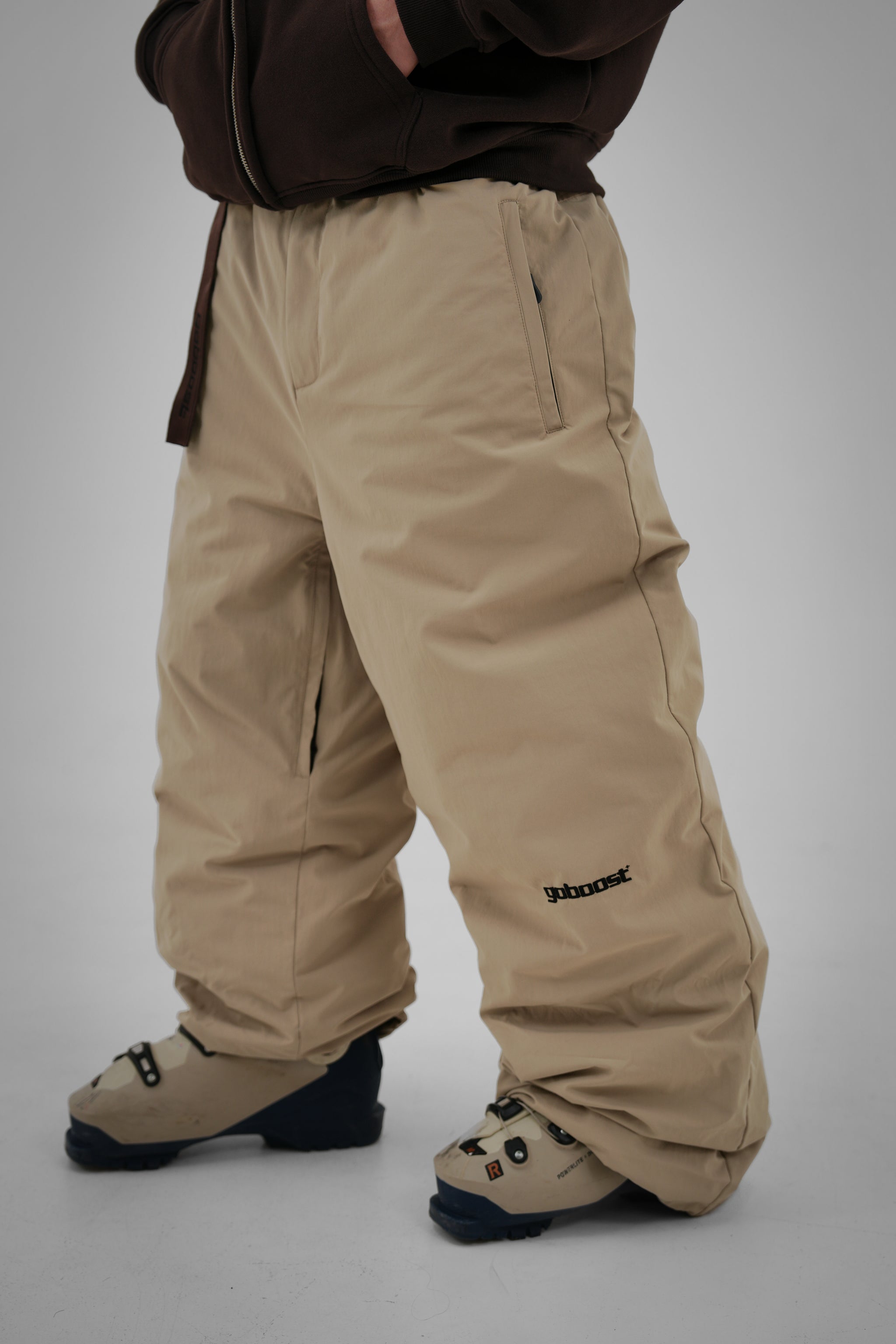 Storm 3L 15K Insulated Snowpants – Taupe