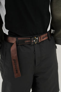 Italic Metal Belt - Brown