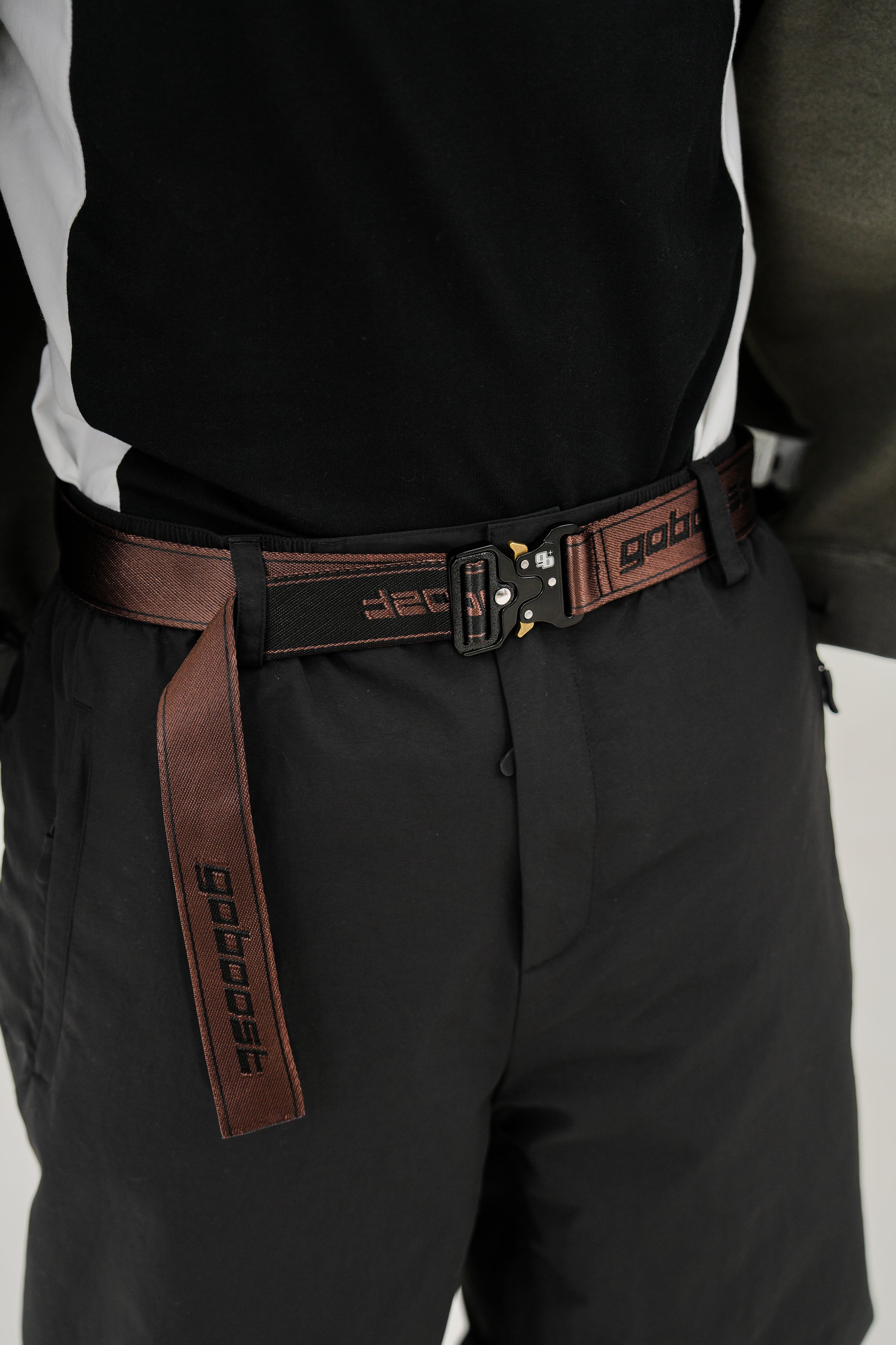 Italic Metal Belt - Brown