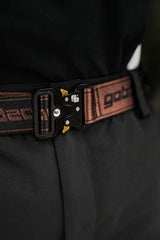 Italic Metal Belt - Brown