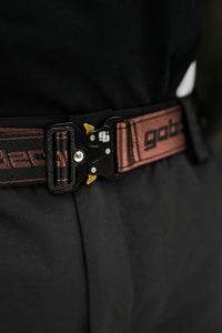 Italic Metal Belt - Brown