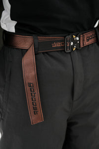 Italic Metal Belt - Brown