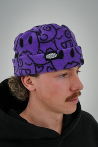 Smily Beanie - Purple