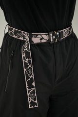 Tectonic Metal Belt - Greige