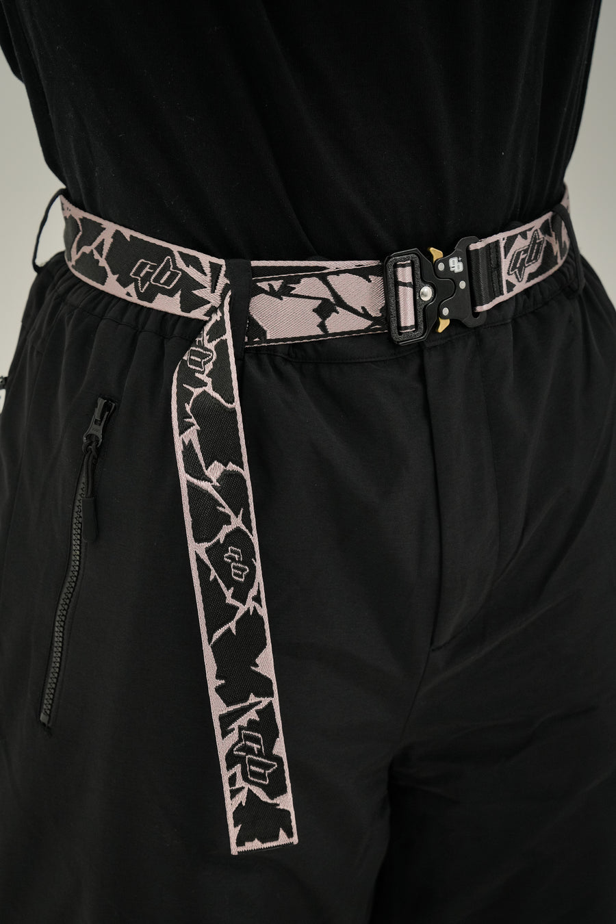 Tectonic Metal Belt - Greige