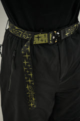 Stars Metal Belt - Olive