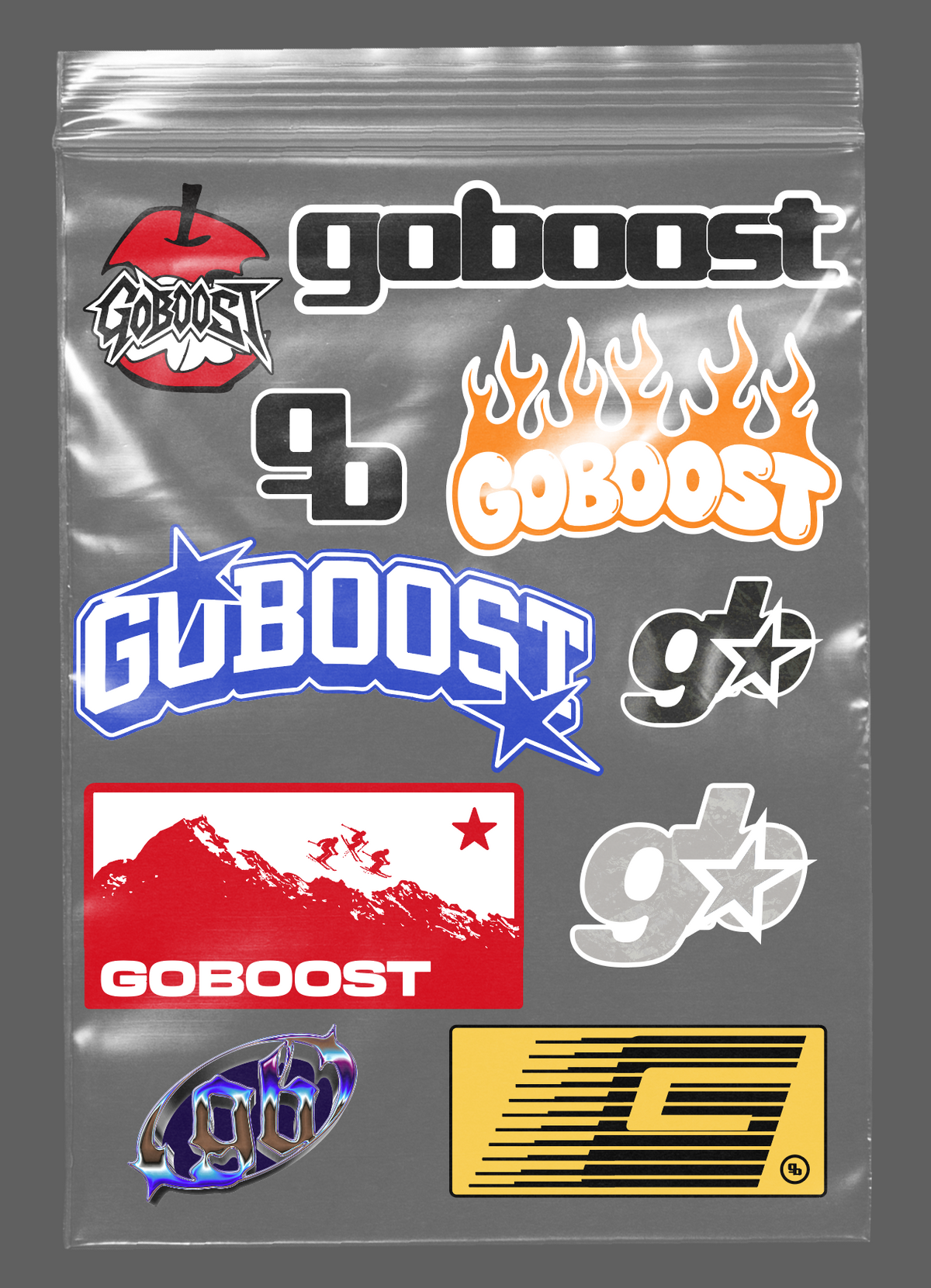 Pack d'autocollants Goboost